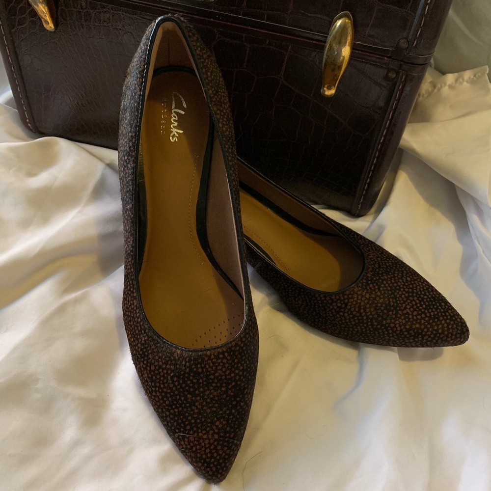 Kitten Heel Calf Hair Clark’s
